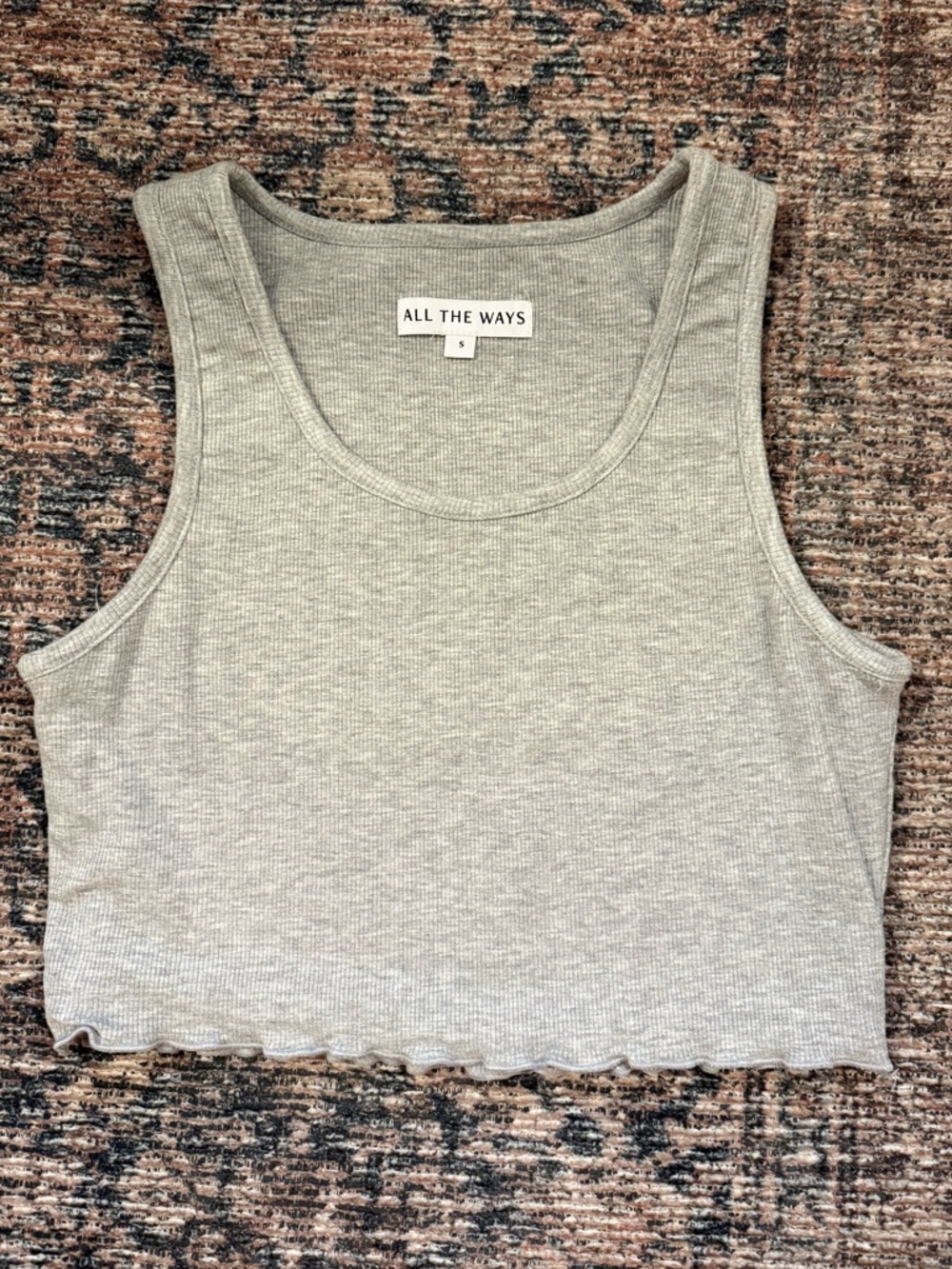 All the ways - cropped tank